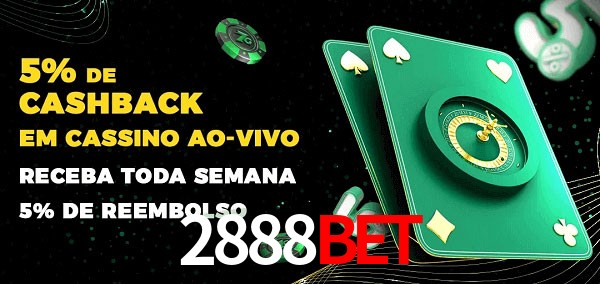Promoções do cassino ao Vivo 2888bet